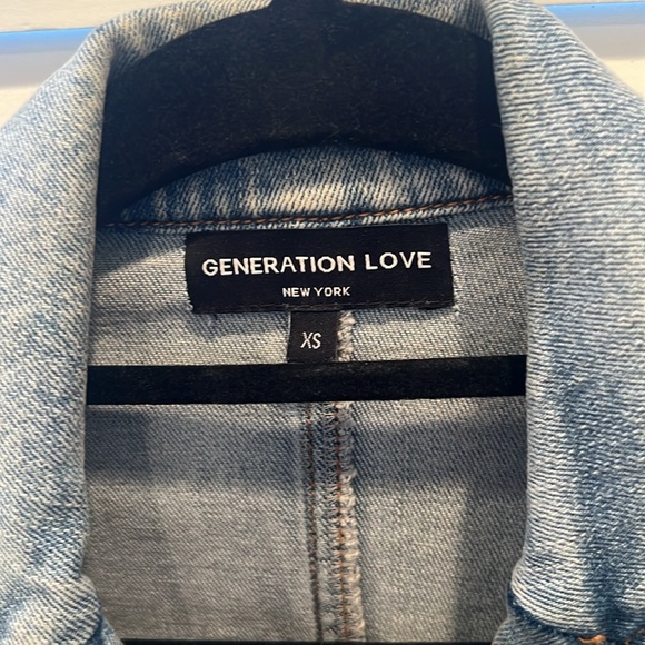 ππ¦ Generation Love Sutton Denim Blazer Size XS ππ¦ - Picture 11 of 15